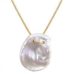 Valero Pearls Naszyjnik srebrny srebro wysokiej próby Perła hodowlana słodkowodna żółte złoto Naszyjniki 1 ct Damski. Szare naszyjniki damskie Valero Pearls, pozłacane. Za 408.99 zł.