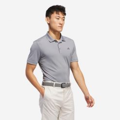 Koszulka polo do golfa z krótkim rękawem męska ADIDAS. Koszulki polo męskie Adidas, m, z bawełny, bez ramiączek, na golfa. Za 169.99 zł.