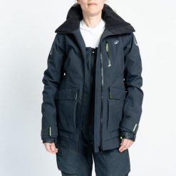 Kurtka żeglarska damska Tribord Sailing 500. Niebieskie kurtki damskie TRIBORD, l, bez kaptura. W wyprzedaży za 399.99 zł.