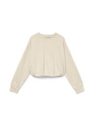 Vero Moda Bluza w kolorze beżowym rozmiar: M. Brązowe bluzy bez kaptura damskie Vero Moda, m, z bawełny. Za 87.81 zł.