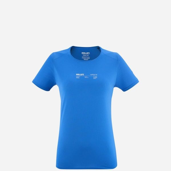 Koszulka damska z krótkim rękawem Millet Intense Essential Ts Ss W active fit. Niebieskie t-shirty damskie Millet, m, bez wzorów, z tkaniny, bez kołnierzyka. Za 159.00 zł.