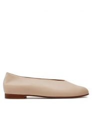 Balagan Baleriny Opera Écru. Baleriny damskie BALAGAN, bez wzorów, ze skóry, bez obcasa. Za 379.99 zł.