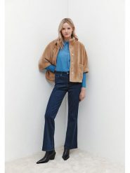 More & More Kurtka pluszowa w kolorze karmelowym rozmiar: 40. Brązowe kurtki damskie MORE & MORE, bez wzorów, bez kaptura. Za 404.99 zł.