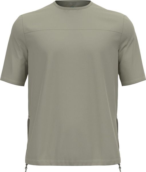 Koszulka rowerowa męska Odlo Explorer Cargo T-Shirt Crew Neck S/S. Szare t-shirty męskie Odlo, l, z elastanu, bez ramiączek, rowerowe. Za 295.89 zł.
