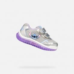 Buty GEOX B LIGHTYLOO Srebrny. Czerwone obuwie treningowe damskie Geox, na fitness i siłownię. Za 204.99 zł.
