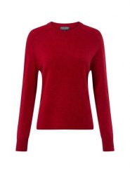 Franco Callegari sweter z czystego kaszmiru Kobiety Kaszmir czerwony, XXL. Czerwone swetry klasyczne damskie Franco Callegari, xxl, z kaszmiru, bez kołnierzyka. Za 479.95 zł.