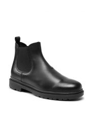Geox Sztyblety U Andalo A U16DDA-00045 C9999 Czarny. Czarne sztyblety męskie Geox, ze skóry, bez zapięcia. Za 309.99 zł.