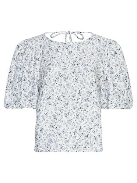 MOSS COPENHAGEN Bluzka w kolorze błękitnym rozmiar: L. Niebieskie bluzki damskie MOSS COPENHAGEN, l, bez wzorów, z wiskozy, klasyczne, bez kołnierzyka, bez ramiączek. Za 108.49 zł.