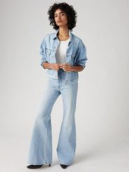 Levi's Dżinsy "Ribcage" - Flared fit - w kolorze błękitnym rozmiar: W29/L34. Niebieskie jeansy damskie Levi's, z podwyższonym stanem. Za 289.95 zł.