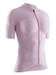 X-Bionic Koszulka kolarska w kolorze jasnoróżowym rozmiar: L. Różowe bluzki sportowe damskie X BIONIC, l, bez wzorów, z materiału, bez ramiączek. Za 369.99 zł.