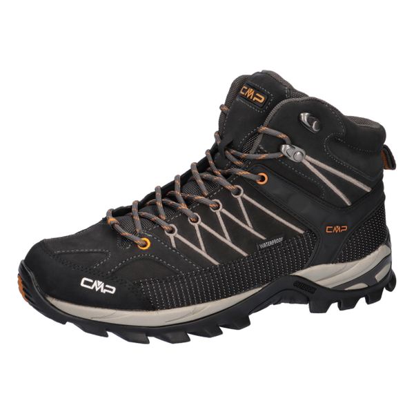 Buty górskie Campagnolo Rigel Mid Trek. Białe buty trekkingowe męskie CMP, z materiału, bez zapięcia, outdoorowe. Za 299.00 zł.