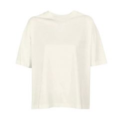 Koszulka Damska Boxy Oversized T-shirt. Niebieskie bluzki damskie SOL'S, l, bez wzorów, sportowe, bez kołnierzyka, bez ramiączek. Za 90.99 zł.