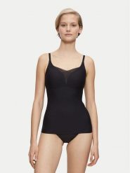 Triumph Bielizna modelująca górna Shape Smart 10209674 Czarny. Czarna bielizna wyszczuplająca Triumph, z syntetyku. Za 209.99 zł.