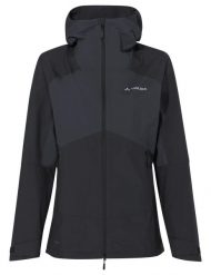 Kurtka damska Simony 2,5L Jacket V. Czarne kurtki przeciwdeszczowe damskie Vaude, l, bez kaptura. Za 989.00 zł.