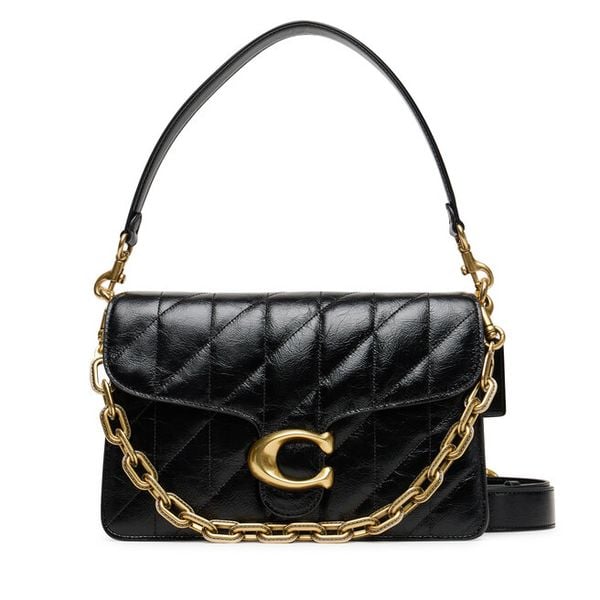 Torebka Coach. Czarne listonoszki damskie Coach, bez wzorów, bez dodatków. Za 1,989.00 zł.