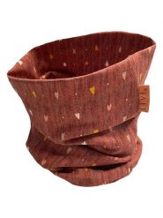 LiVi Szal-koło w kolorze ceglanym - 50 x 24 cm rozmiar: onesize. Brązowe szaliki dziecięce LiVi, z bawełny, bez ramiączek. Za 79.95 zł.