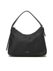Calvin Klein Torebka Ck Sense Md Shoulder Bag_Nylon K60K612797 Czarny. Czarne torebki klasyczne damskie CALVIN KLEIN, bez wzorów, z nylonu, bez dodatków. Za 279.99 zł.
