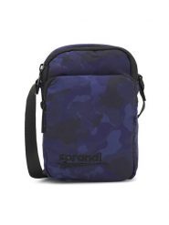 Sprandi Saszetka SPR-R-011-05 Granatowy. Niebieskie saszetki męskie Sprandi, z materiału. Za 69.99 zł.