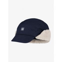 Czapka z daszkiem Buff Fall Line Cap. Niebieskie czapki męskie Buff, bez wzorów, sportowe. Za 151.99 zł.
