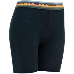Bokserki termoaktywne damskie Devold Lauparen Merino 190 Boxer. Niebieskie bokserki i panty damskie Devold, m, bez wzorów, z dzianiny. Za 214.49 zł.