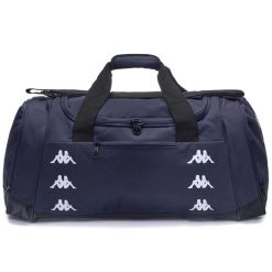 Torba sportowa Kappa 32L granatowa. Niebieskie torby podróżne damskie Kappa, bez wzorów, z poliesteru. Za 263.50 zł.