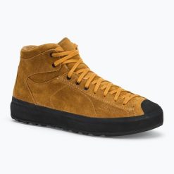 Buty turystyczne męskie SCARPA Mojito Wrap Mid. Brązowe buty trekkingowe męskie Scarpa, z materiału, bez zapięcia, trekkingowe. Za 729.99 zł.
