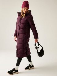 Regatta Płaszcz pikowany "Eloria" w kolorze bordowym rozmiar: 38. Czerwone płaszcze damskie Regatta, bez wzorów. Za 278.45 zł.