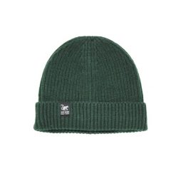 Czapka dzianinowa – z obszyciem / rozmiar uniwersalny (zieleń butelkowa). Zielone czapki męskie SURF MONKEY, z dzianiny. Za 119.95 zł.