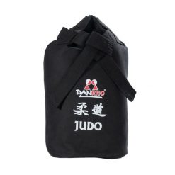 Płócienna torba do judo Danrho Dojo Line. Czarne torebki klasyczne damskie DANRHO, bez wzorów, z bawełny, bez dodatków. Za 142.00 zł.