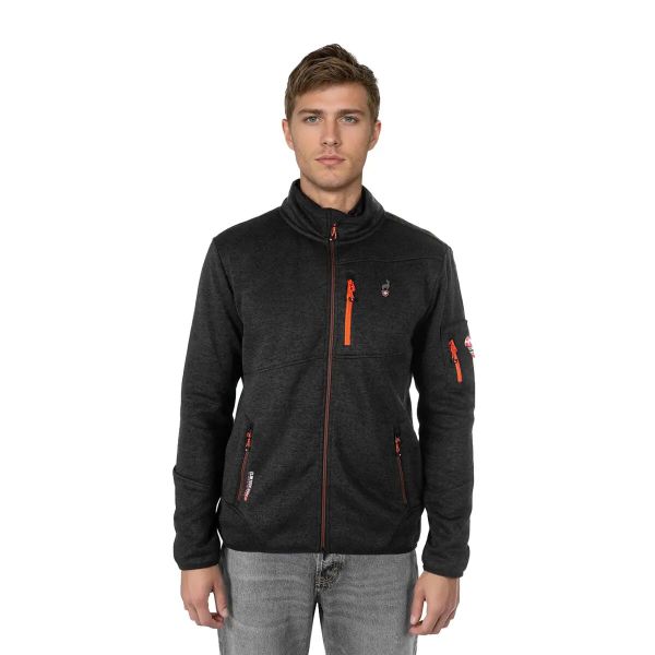 Bluza turystyczna męska NAVOY zamek. Brązowe bluzy z kapturem męskie Aulp, l, z dzianiny. Za 359.99 zł.
