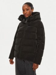 Bomboogie Kurtka puchowa GW6012TGLP4 Czarny Regular Fit. Czarne kurtki damskie Bomboogie, bez wzorów, z puchu, bez kaptura. Za 1,139.00 zł.
