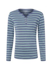 Brookshire Koszulka z długim rękawem Kobiety Bawełna (100%) niebieski, L. Niebieskie t-shirty damskie brookshire, l, bez wzorów, z bawełny, bez kołnierzyka. Za 99.95 zł.