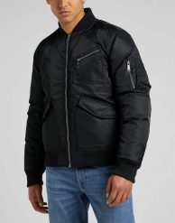 LEE BOMBER JACKET MĘSKA KURTKA PRZEJŚCIOWA L87GOS01 112321553. Kurtki męskie Lee, l, bez wzorów, bez kaptura. Za 349.99 zł.