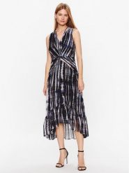 DKNY Sukienka koktajlowa DD3E6991 Czarny Regular Fit. Czarne sukienki damskie DKNY, bez wzorów, z syntetyku, wizytowe, bez kołnierzyka, bez ramiączek. Za 529.99 zł.