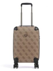 Guess Walizka w kolorze beżowym - 32 x 53 x 22 cm rozmiar: onesize. Brązowe walizki Guess, z aplikacjami, z materiału. Za 567.00 zł.