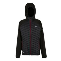 Męska Kurtka Hybrydowa Andreson. Czarne kurtki męskie Regatta, m, bez wzorów, z puchu, sportowe, bez kaptura. Za 147.99 zł.