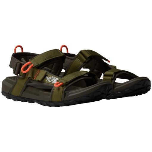 Sandały turystyczne męskie The North Face M Explore Camp Sandal. Zielone sandały męskie The North Face, z materiału, bez zapięcia. Za 389.00 zł.