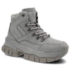 Szare Botki Big Star Damskie Modne Buty Sportowe. Szare buty sportowe na co dzień damskie Big Star, bez wzorów, ze skóry ekologicznej. Za 189.00 zł.