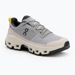 Buty damskie On Cloudrock Low Waterproof. Szare obuwie trekkingowe damskie On. Za 831.35 zł.