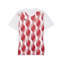Męska koszulka przedmeczowa Girona FC PUMA White Red. Białe t-shirty sportowe męskie Puma, m, bez ramiączek, do piłki nożnej. Za 329.00 zł.