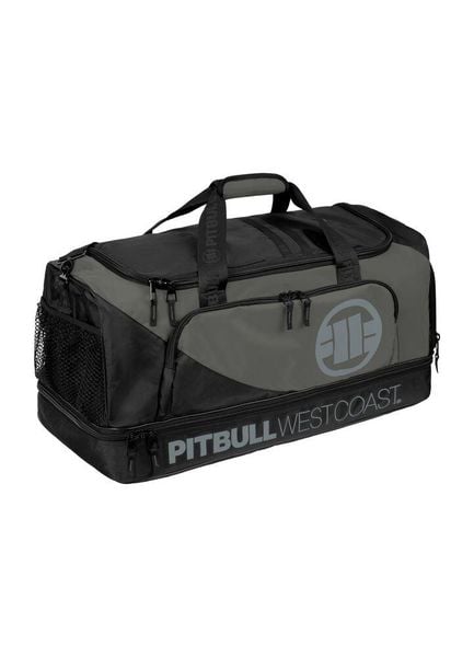 Torba męska Pitbull Treningowa Fight Hilltop. Czarne torby męskie na ramię PITBULL, bez wzorów, z kauczuku, na ramię, duże. Za 209.99 zł.
