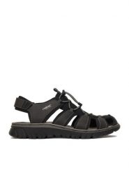 Rieker Sandały CEO-26770-00 Czarny. Czarne sandały męskie Rieker, ze skóry, bez zapięcia. Za 369.99 zł.