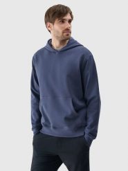 4F Bluza w kolorze niebieskim rozmiar: S. Niebieskie bluzy z kapturem męskie 4f, s. Za 92.42 zł.