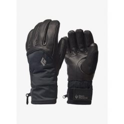 Rękawiczki wodoodporne damskie Black Diamond Legend Gloves. Czarne rękawiczki damskie Black Diamond, na zimę, bez wzorów. Za 551.50 zł.