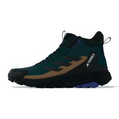 Buty trekkingowe o średniej cholewce adidas Terrex Anylander Rain.Rdy. Zielone buty trekkingowe męskie Adidas, z materiału, bez zapięcia, adidas terrex. W wyprzedaży za 397.00 zł.