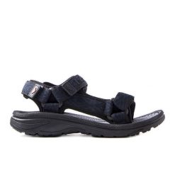 Lee Cooper Czarne sportowe sandały LCW-23-34-1686M. Czarne sandały męskie z tkaniny, bez zapięcia. Za 141.58 zł.