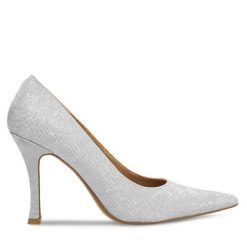 Szpilki Sergio Bardi. Szare szpilki Sergio Bardi, bez wzorów, bez obcasa. Za 229.99 zł.