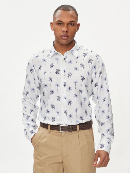 JOOP! Jeans Koszula 22Hanson2 30041322 Beżowy Modern Fit. Brązowe koszule męskie Joop! Jeans, m, bez wzorów, z jeansu, bez kołnierzyka, bez ramiączek. Za 299.99 zł.