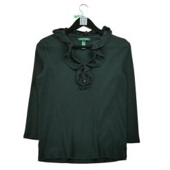 Damski czarny sweter. Czarne swetry klasyczne damskie Ralph Lauren, l, bez kołnierzyka. Za 51.08 zł.