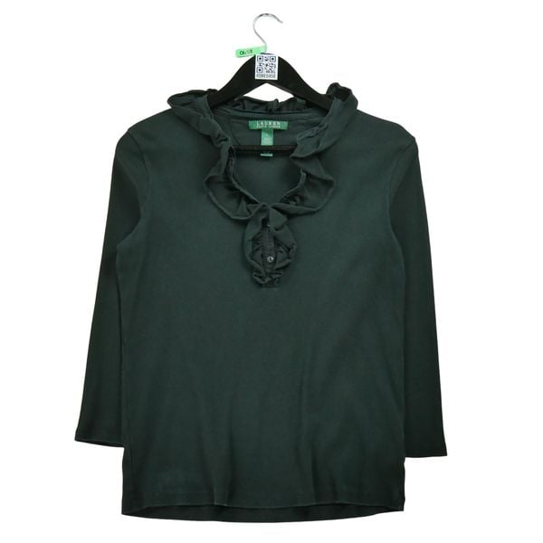 Damski czarny sweter. Czarne swetry klasyczne damskie Ralph Lauren, l, bez kołnierzyka. Za 51.08 zł.